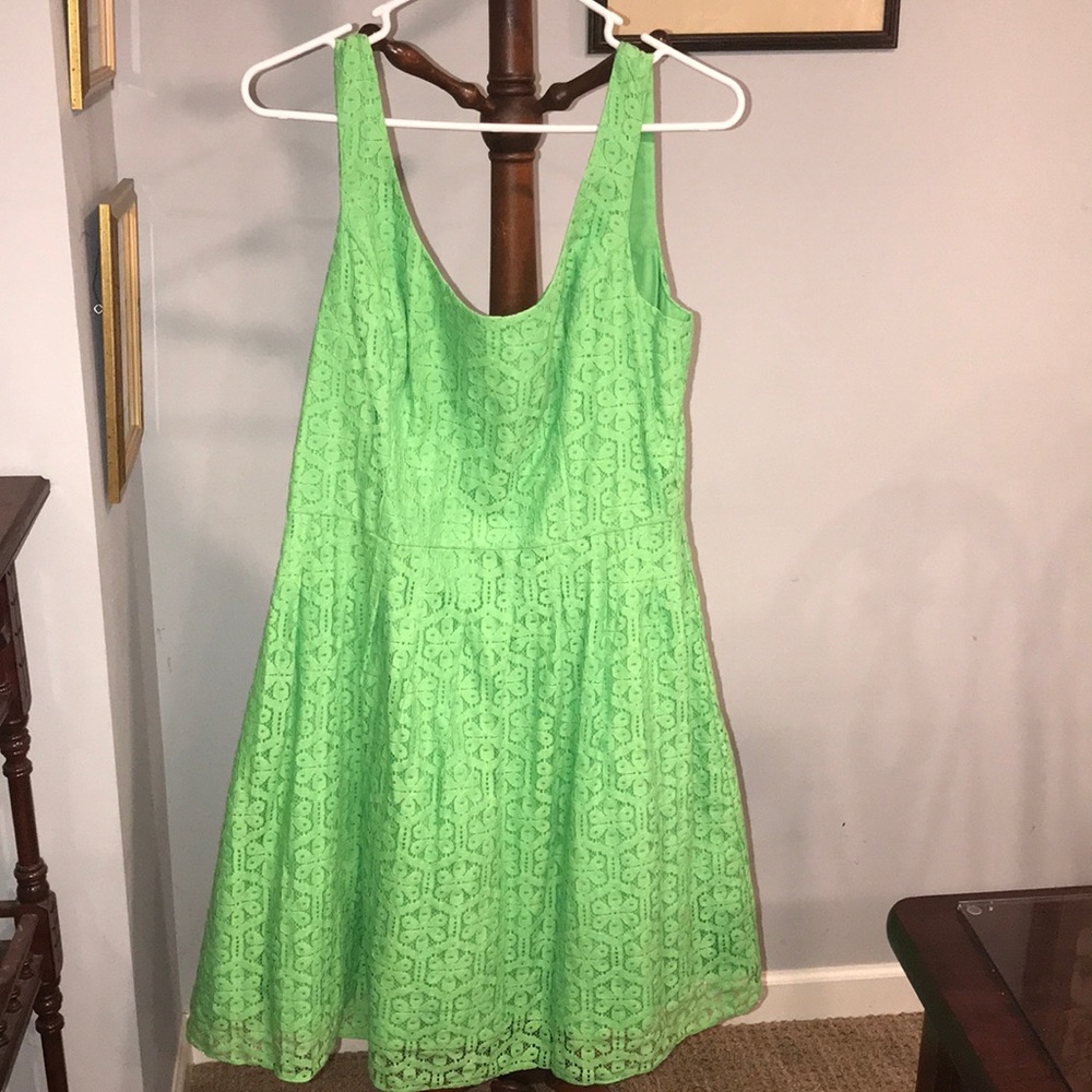 New green Lily Pulitzer lace dress with tags